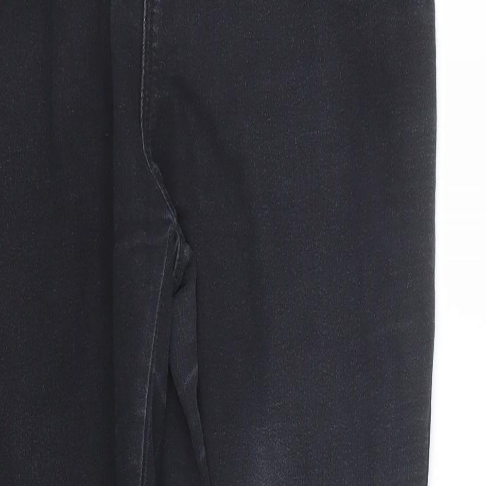 Denim co Womens Black  Denim Skinny Jeans Size 8 L26 in