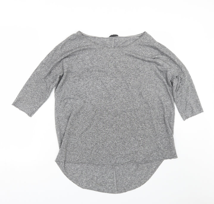 Topshop Womens Grey   Basic T-Shirt Size 10