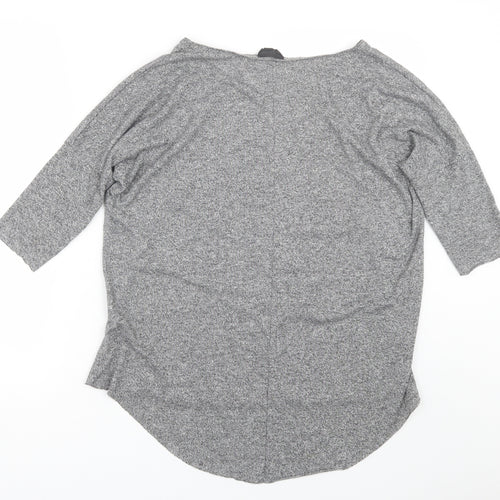 Topshop Womens Grey   Basic T-Shirt Size 10