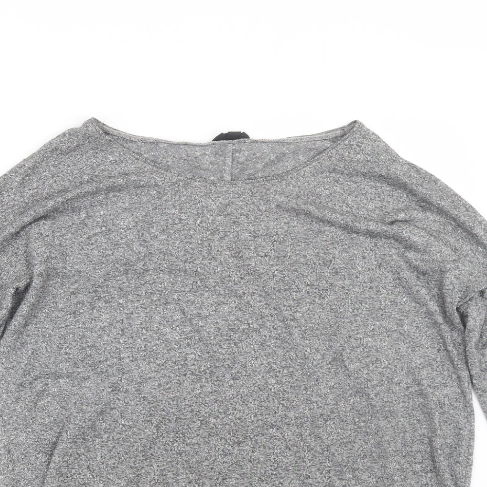 Topshop Womens Grey   Basic T-Shirt Size 10