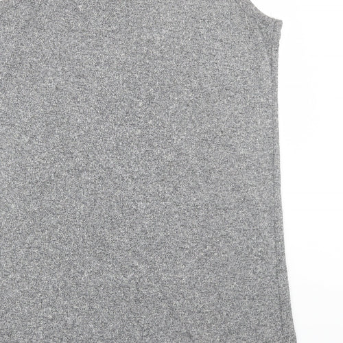 Topshop Womens Grey   Basic Tank Size 10