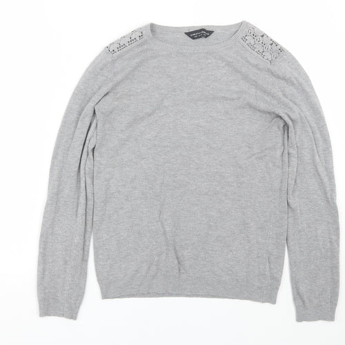 Dorothy per# Womens Grey   Pullover Jumper Size 10