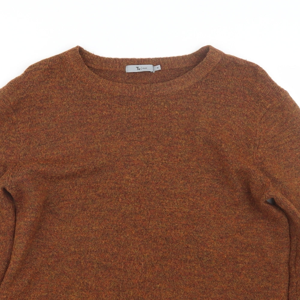 TU Mens Brown   Pullover Jumper Size M