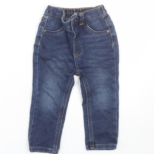 George Boys Blue  Denim Capri Jeans Size 12-18 Months