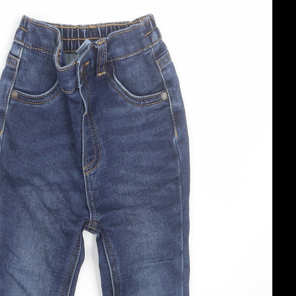 George Boys Blue  Denim Capri Jeans Size 12-18 Months