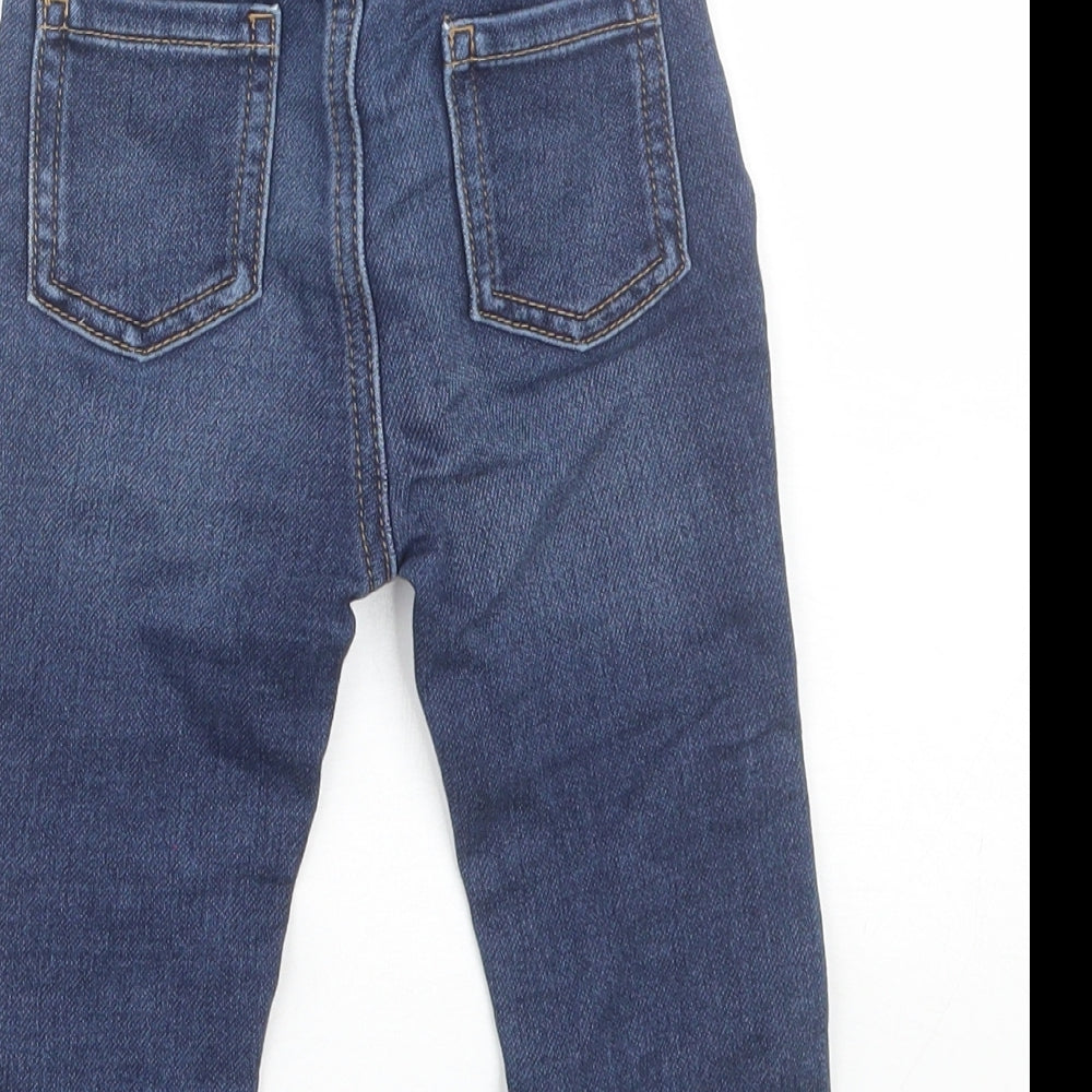 George Boys Blue  Denim Capri Jeans Size 12-18 Months