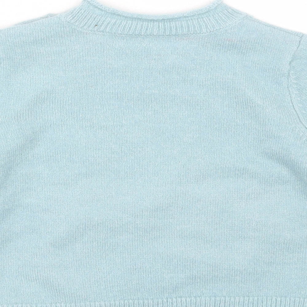 Nutmeg Baby Blue   Pullover Jumper Size 9-12 Months