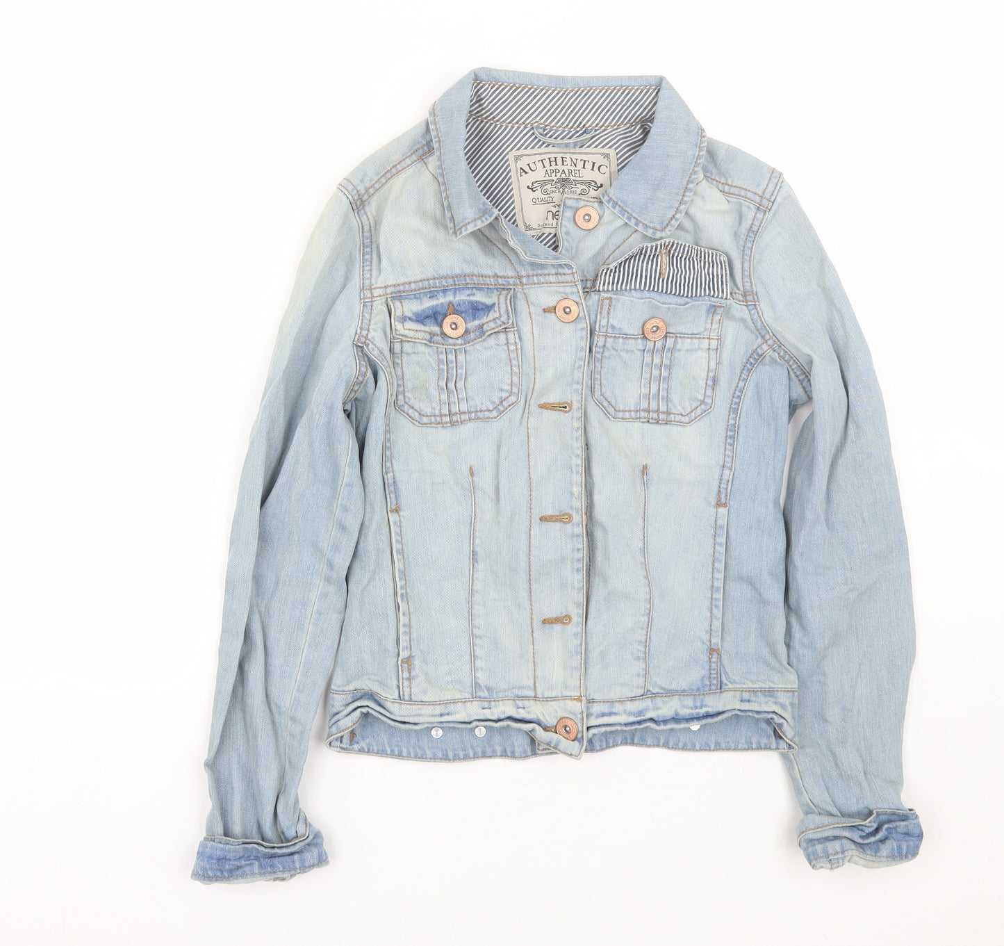 NEXT Womens Blue  Denim Jacket Coat Size 6