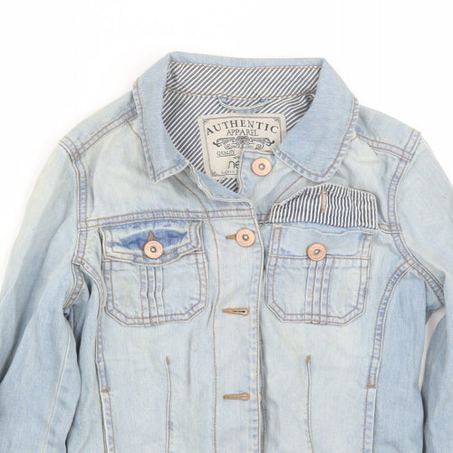 NEXT Womens Blue  Denim Jacket Coat Size 6