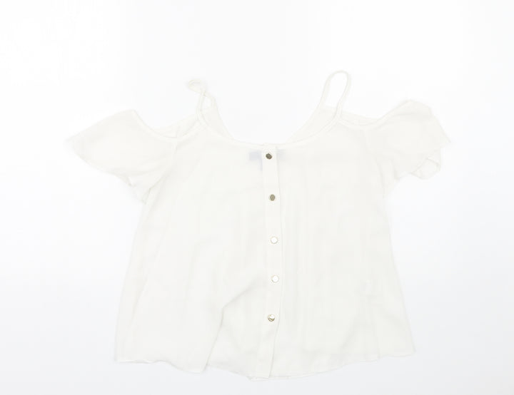 Atmosphere Womens White   Basic Tank Size 6