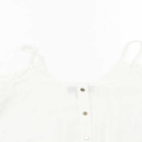 Atmosphere Womens White   Basic Tank Size 6