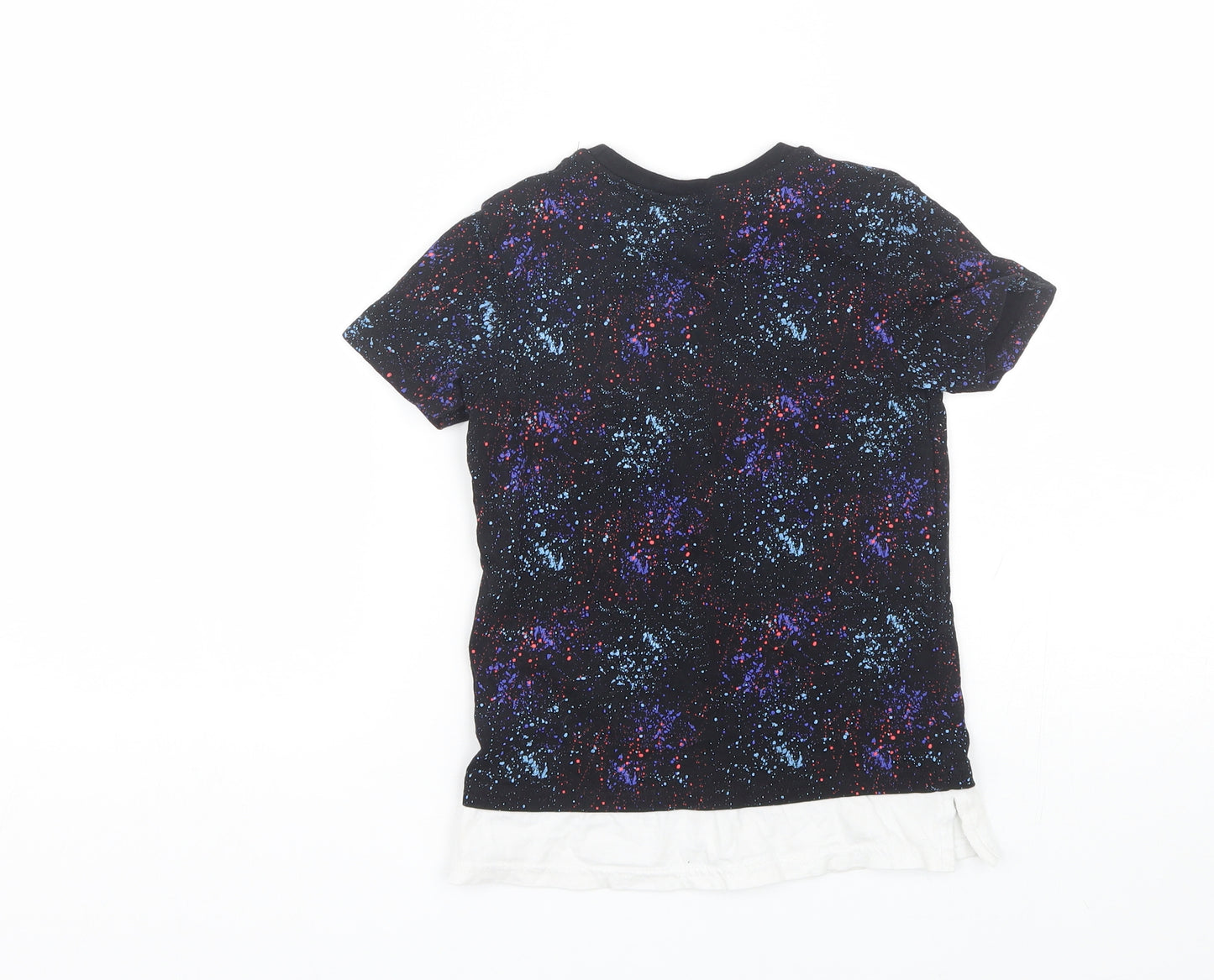 Pep&co Boys Black Polka Dot  Basic T-Shirt Size 6-7 Years