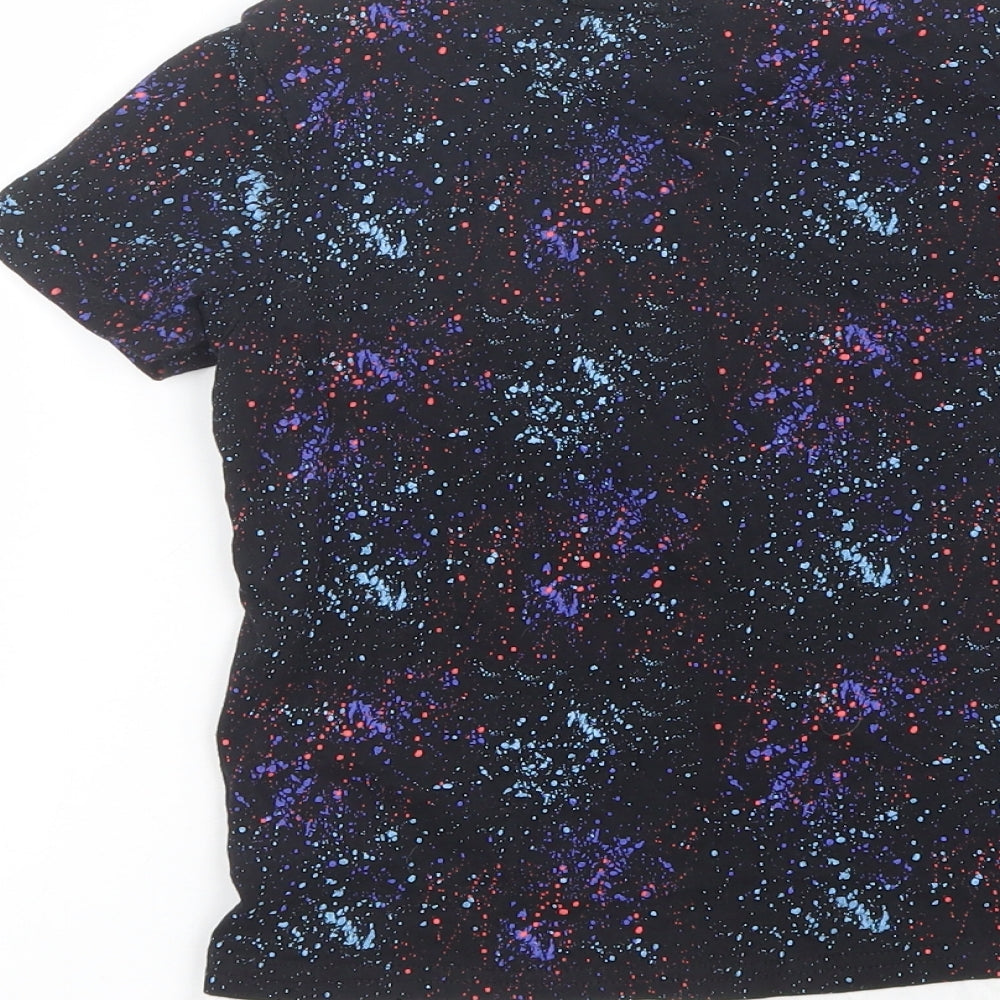Pep&co Boys Black Polka Dot  Basic T-Shirt Size 6-7 Years