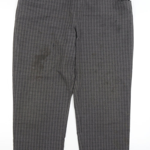 Special Collection Womens Grey Check  Trousers  Size 16 L26 in
