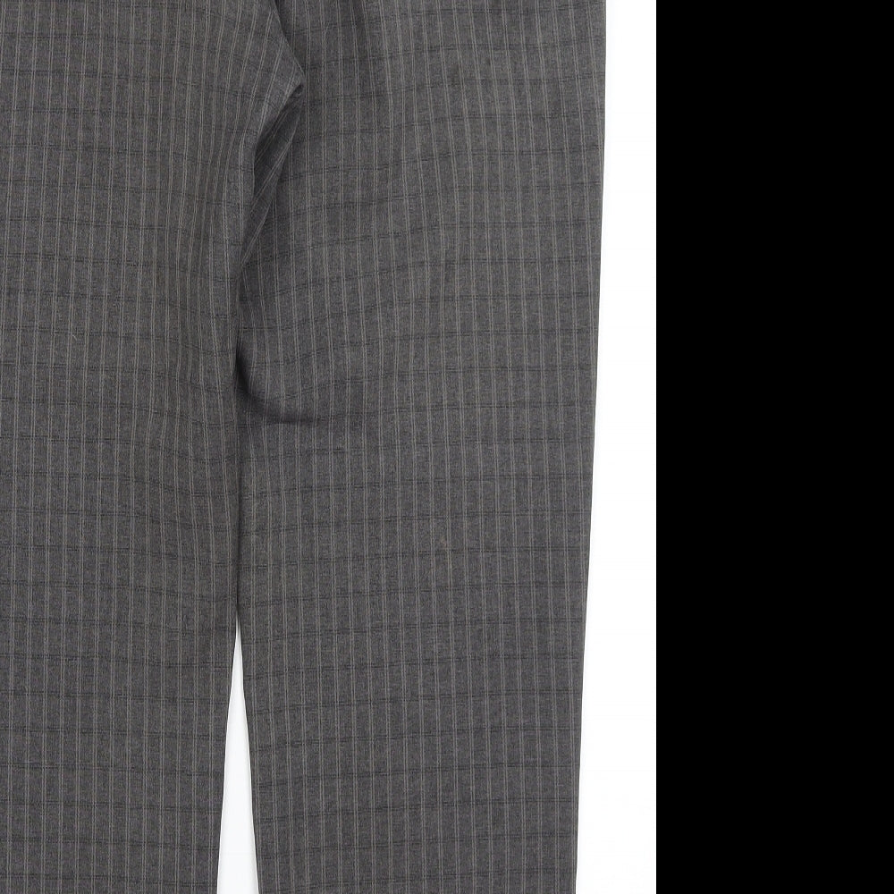 Special Collection Womens Grey Check  Trousers  Size 16 L26 in