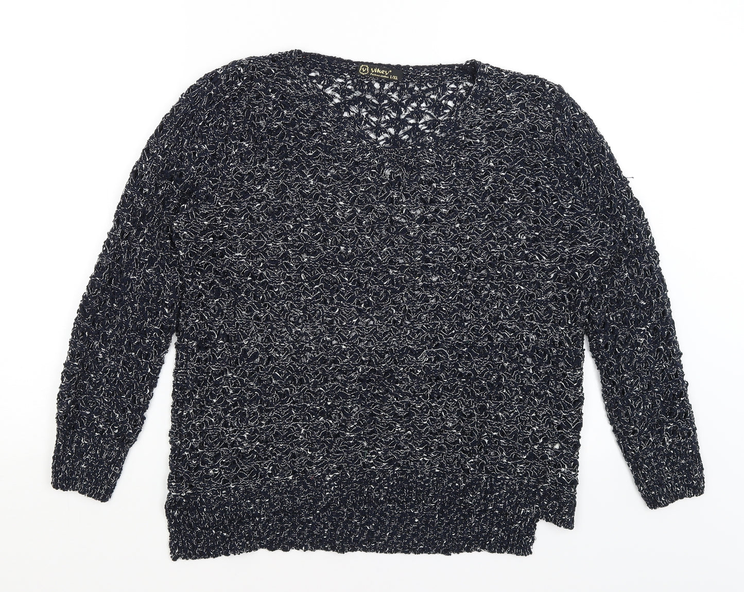 Yikey Womens Blue   Pullover Jumper Size L