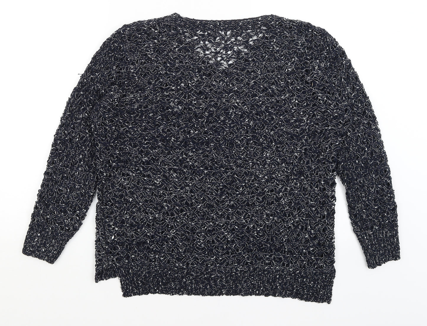 Yikey Womens Blue   Pullover Jumper Size L