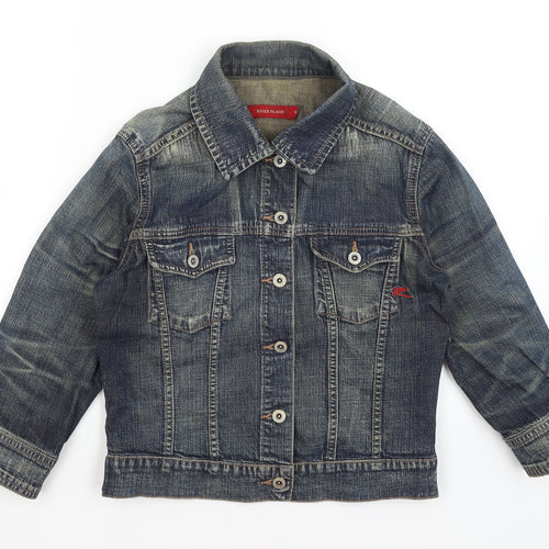 River Island Womens Blue   Jacket  Size 14
