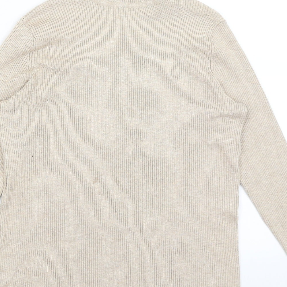 F&F Womens Beige   Basic T-Shirt Size 14