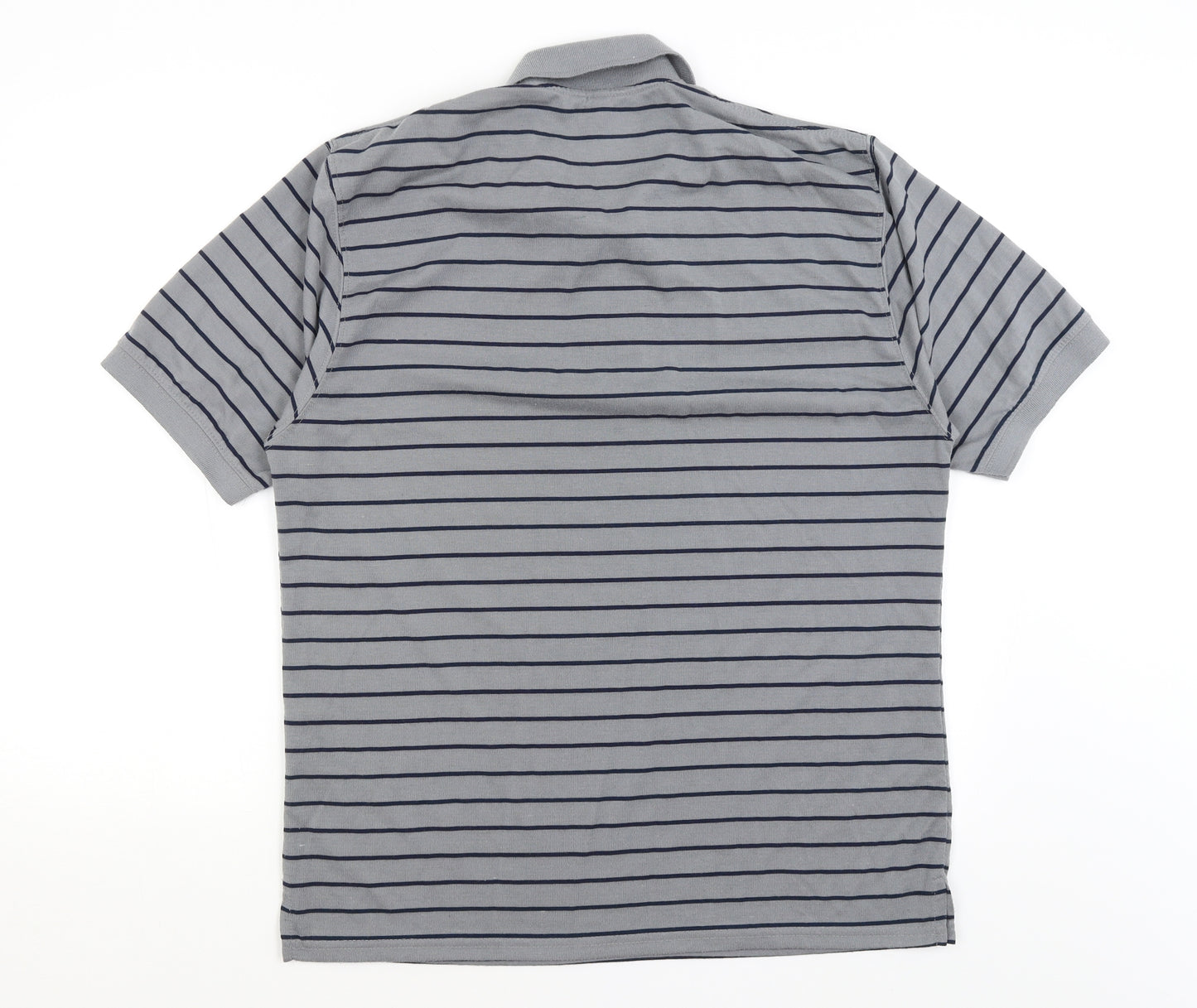 Jack & Danny's Mens Grey Striped   Polo Size XL