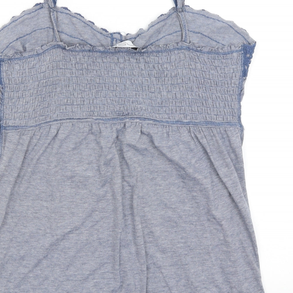 New Look Womens Blue   Camisole Tank Size 14