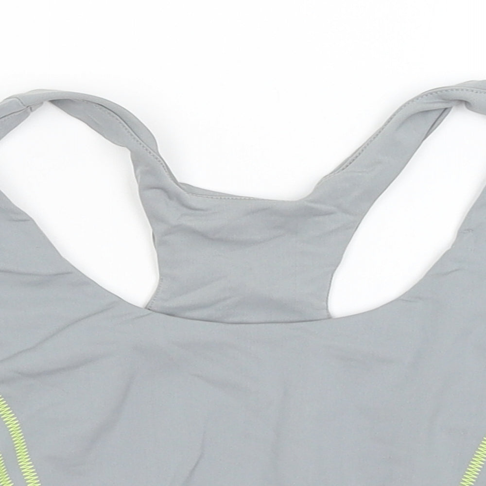 Workout Womens Grey   Cropped Tank Size M