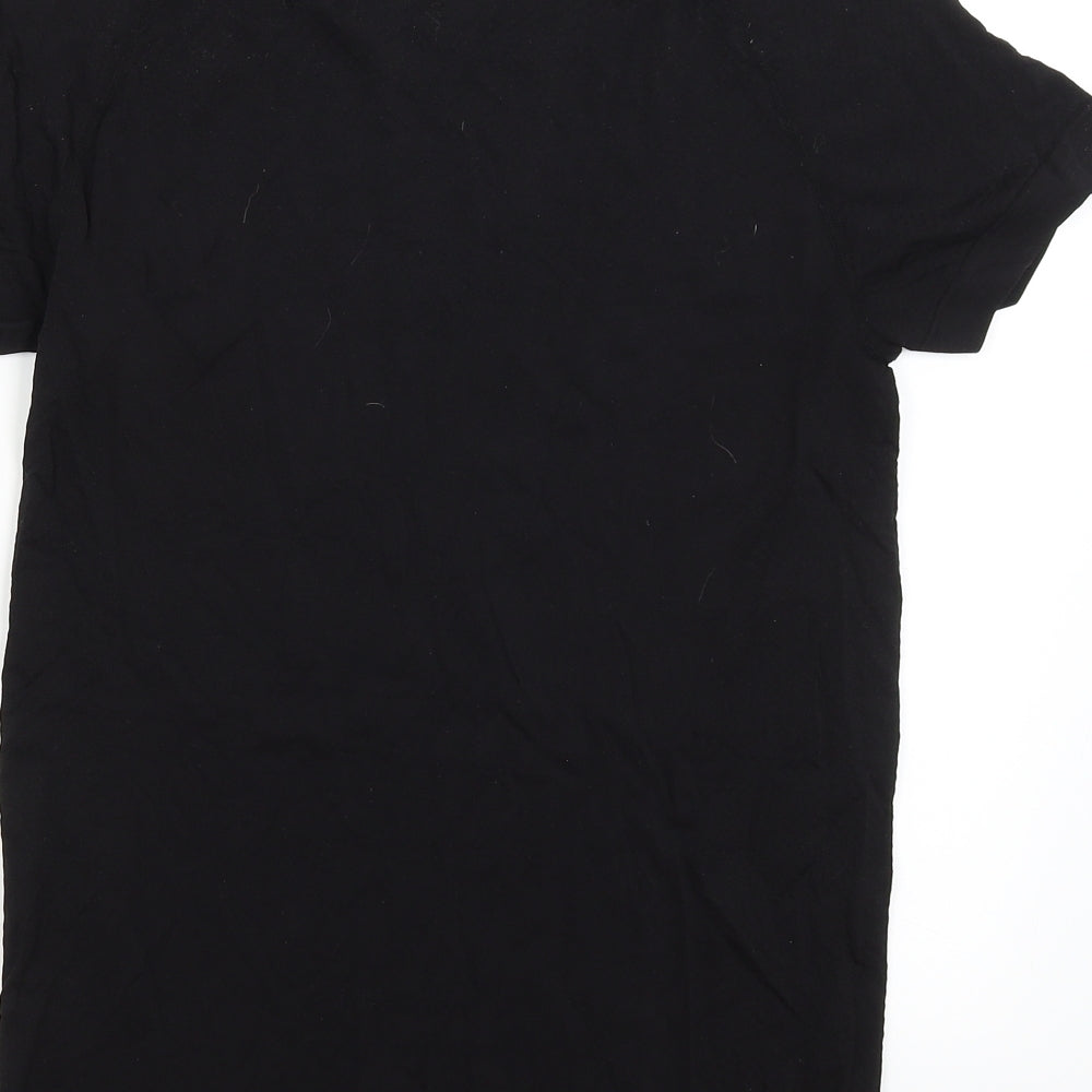 Workout Womens Black   Basic T-Shirt Size 14