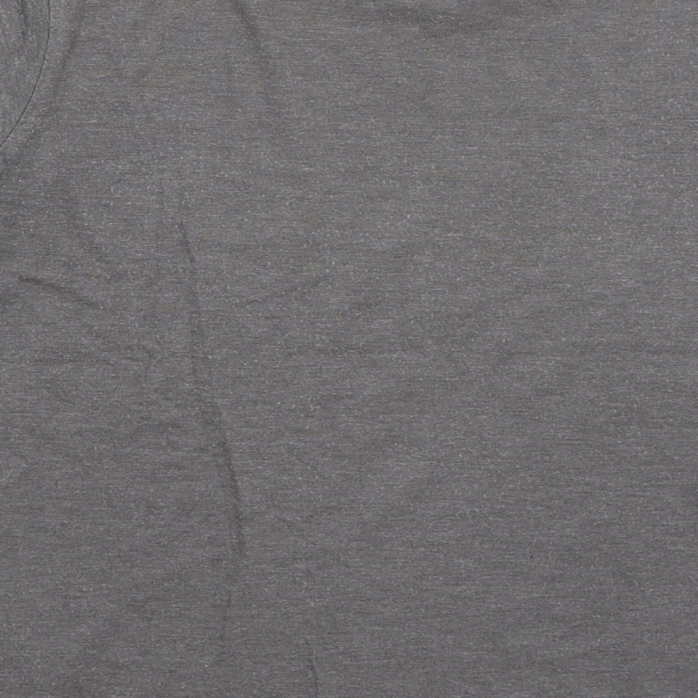 Brave Soul Boys Grey   Basic T-Shirt Size 7-8 Years