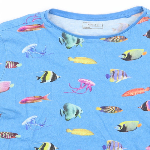 NEXT Boys Blue   Basic T-Shirt Size 12 Years  - Fish
