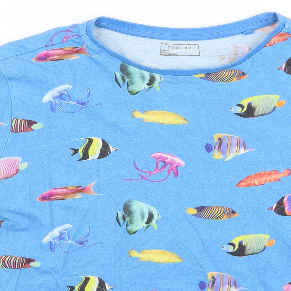 NEXT Boys Blue   Basic T-Shirt Size 12 Years  - Fish