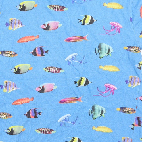 NEXT Boys Blue   Basic T-Shirt Size 12 Years  - Fish
