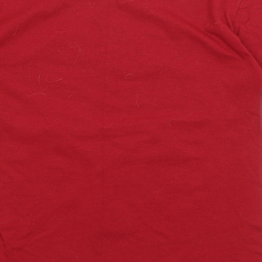 Harry Potter Womens Red   Basic T-Shirt Size 8  - Gryffindor