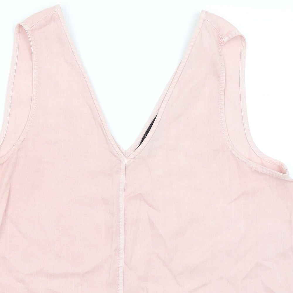 M&S Womens Pink   Basic Tank Size 14