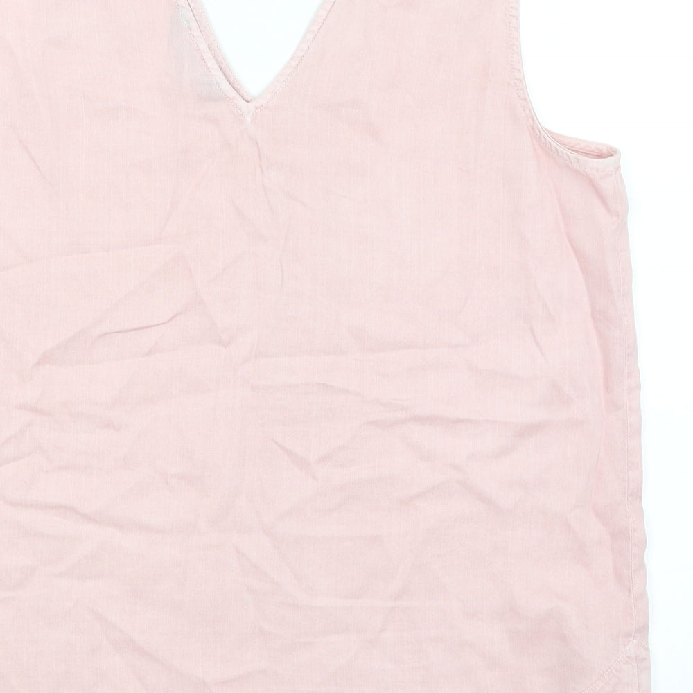M&S Womens Pink   Basic Tank Size 14