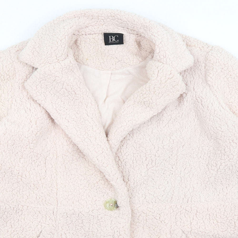 BC Womens Pink   Overcoat Coat Size 20