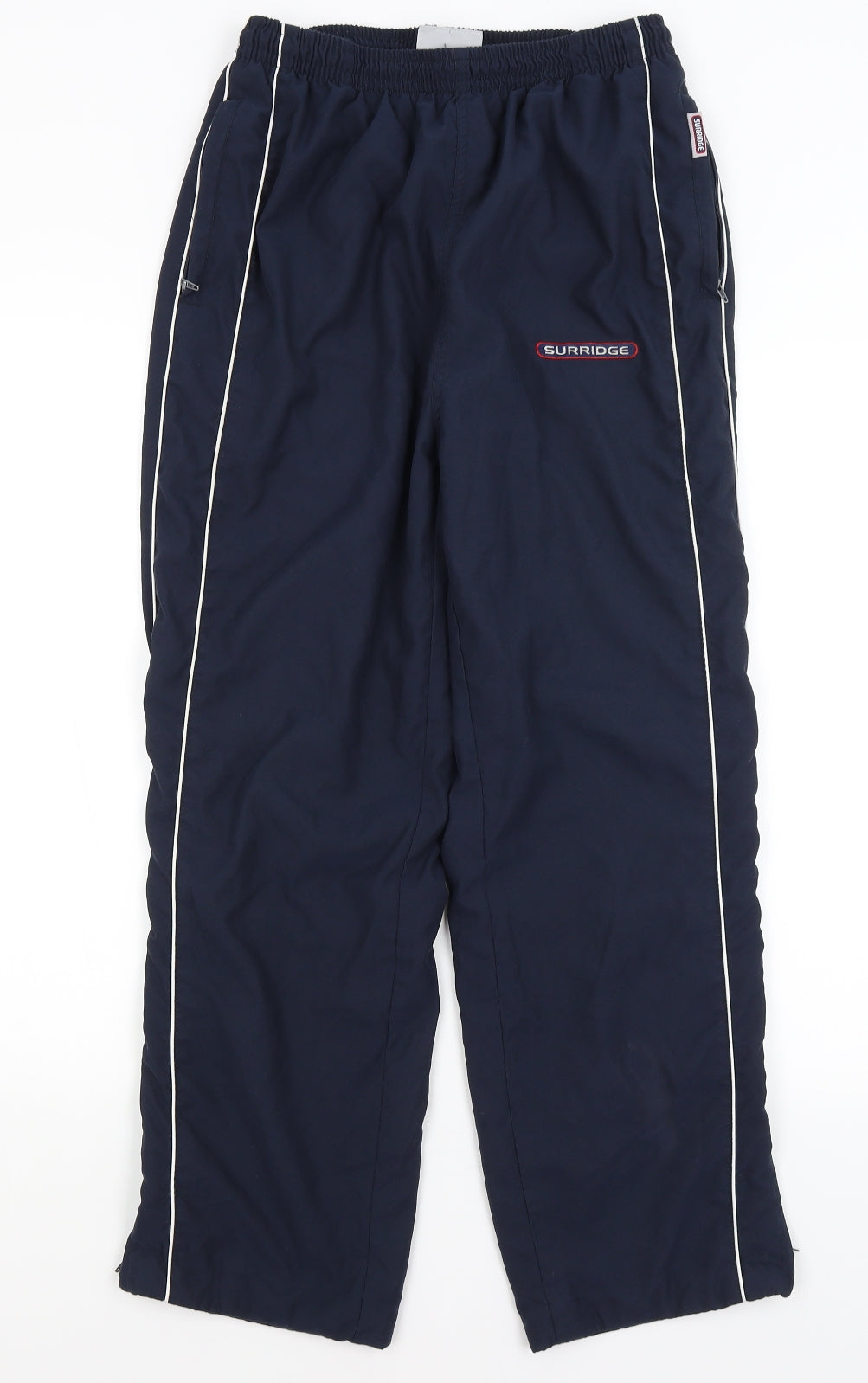 Surridge Mens Blue   Jogger Trousers Size M L27 in