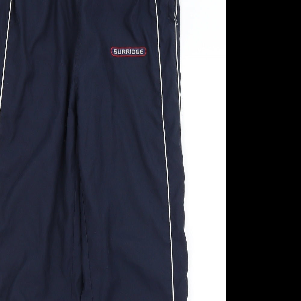 Surridge Mens Blue   Jogger Trousers Size M L27 in