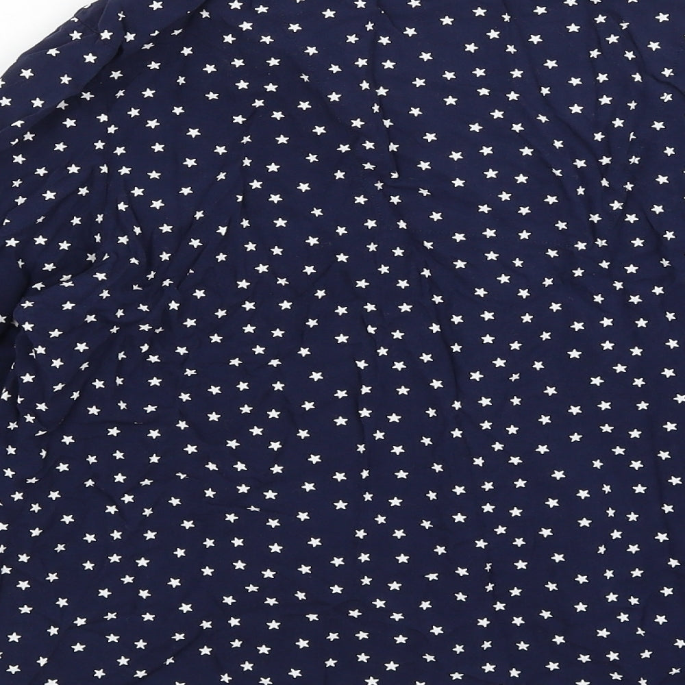 Disney Womens Blue Solid  Top Pyjama Top Size 14  - Minnie Mouse