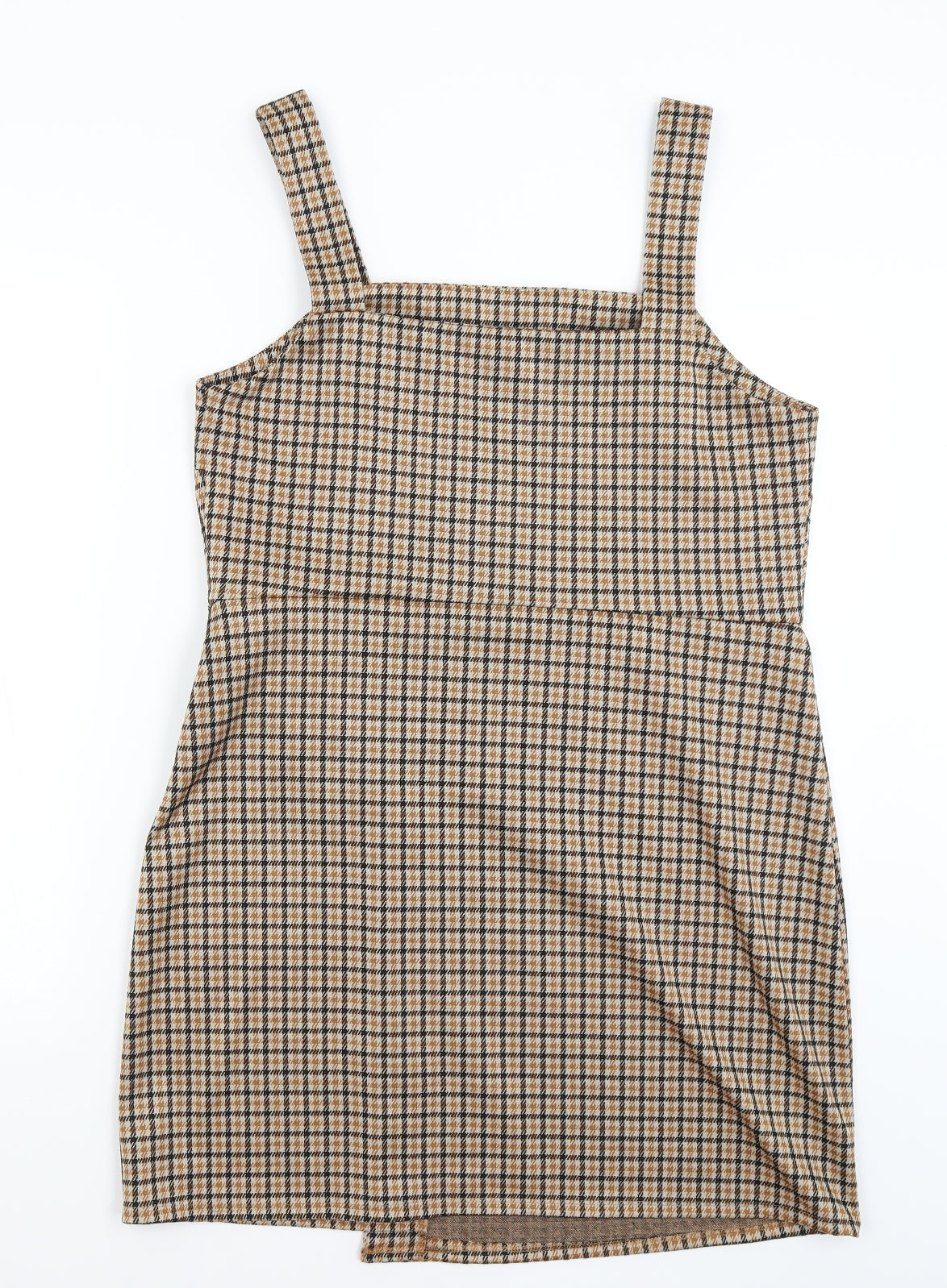 George Womens Brown Houndstooth  Bodycon  Size 14