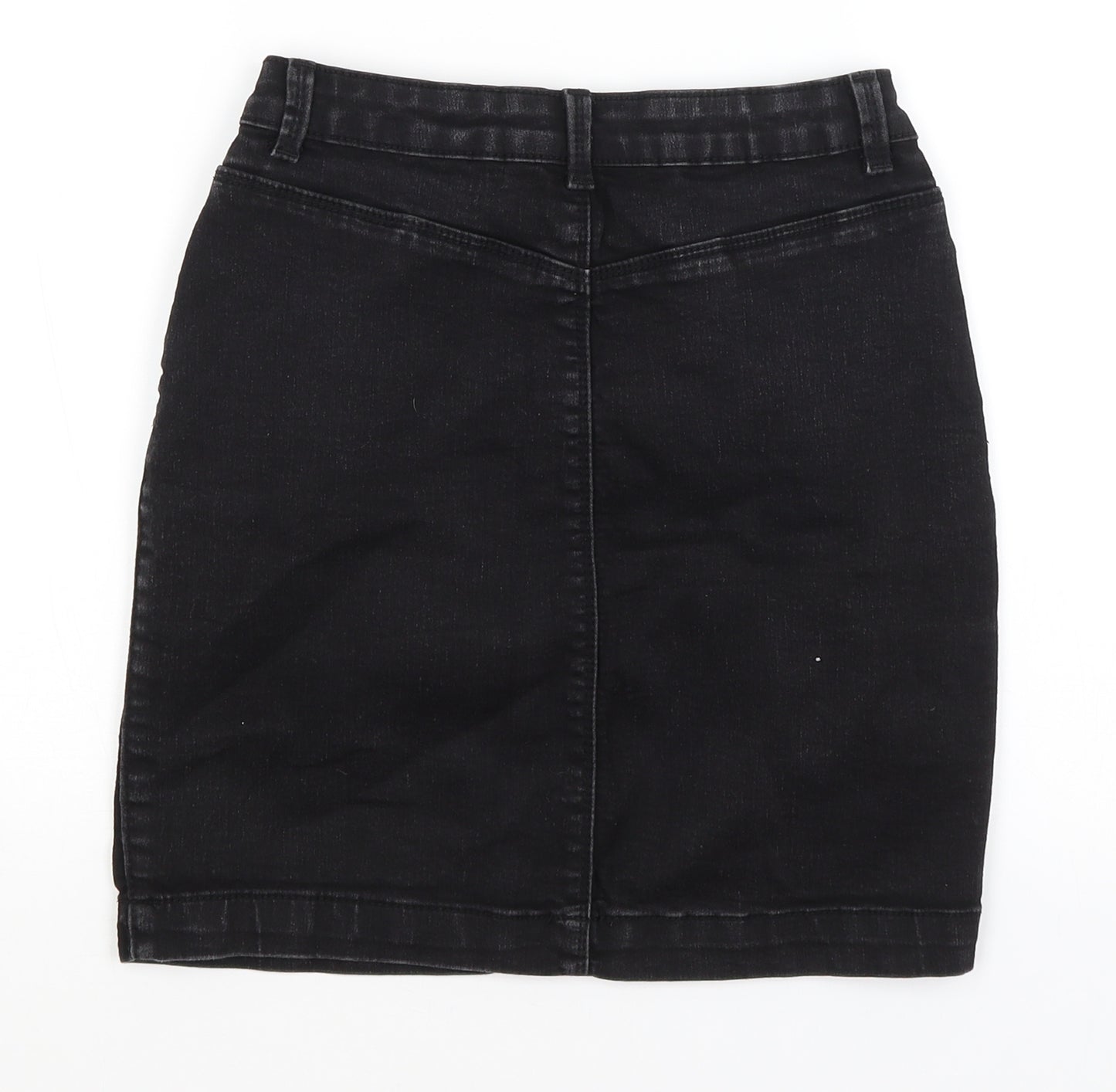 Missguided Womens Black   A-Line Skirt Size 12