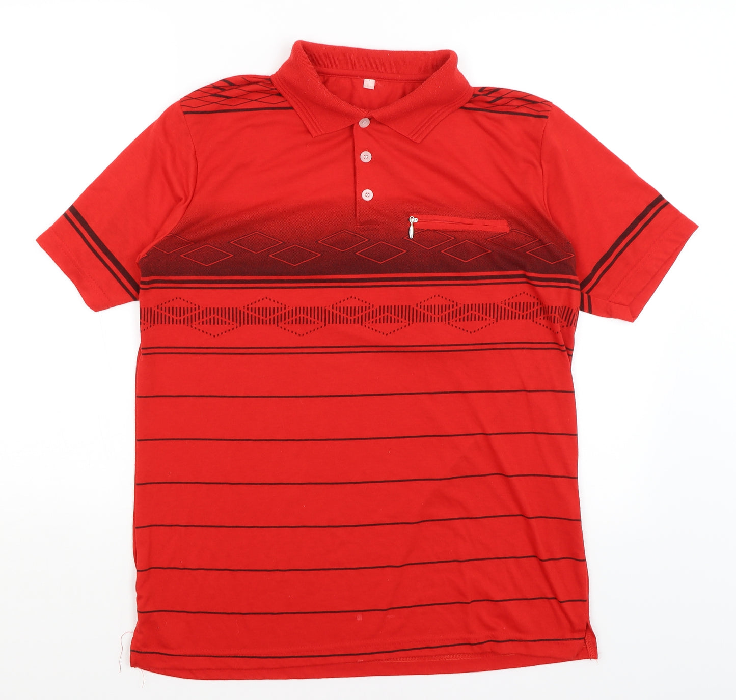 Preworn Mens Red    T-Shirt Size L
