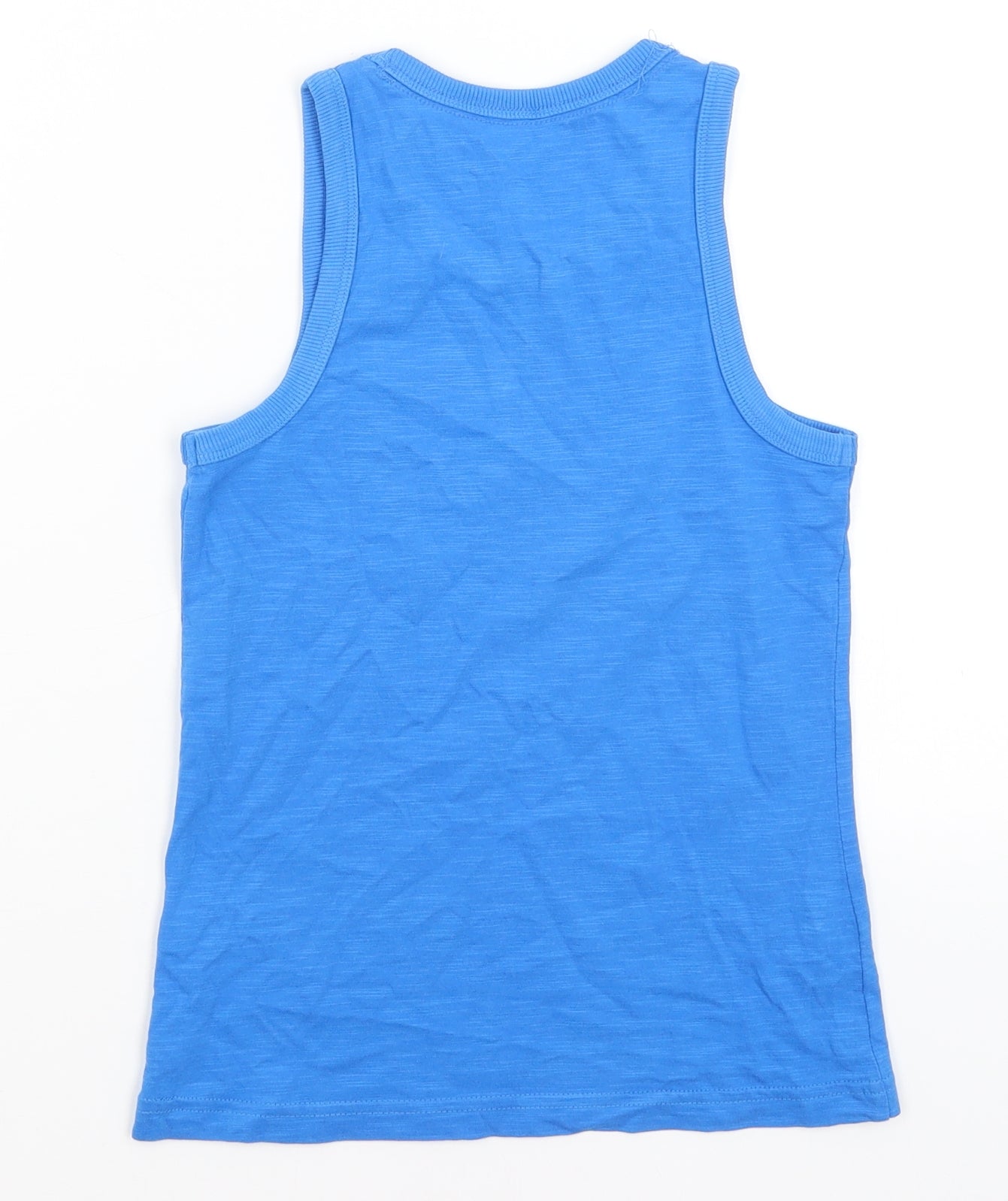 M&S Boys Blue   Basic Tank Size 6-7 Years