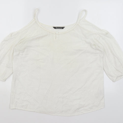 Bonmarche Womens White   Basic Blouse Size 12