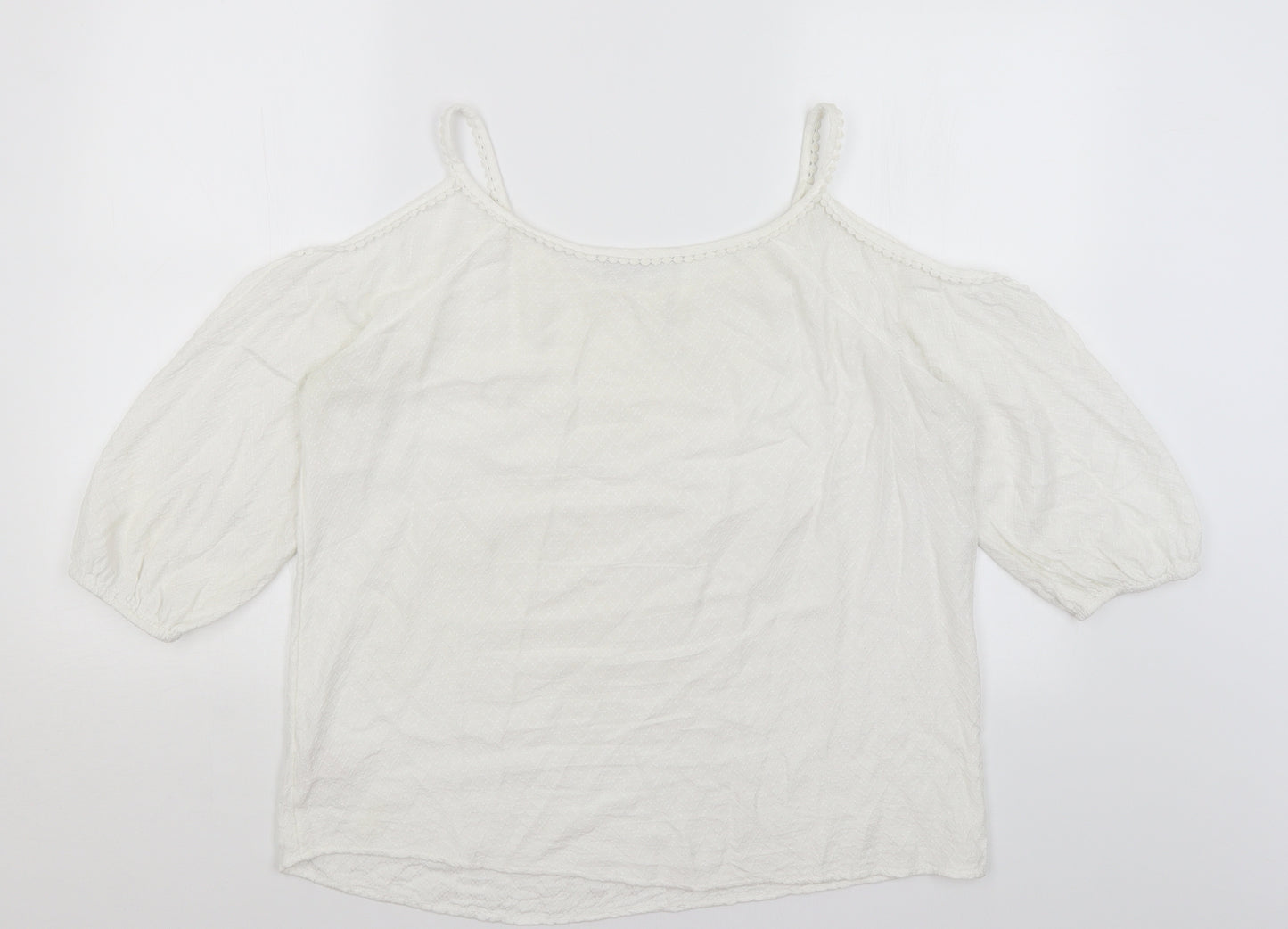 Bonmarche Womens White   Basic Blouse Size 12
