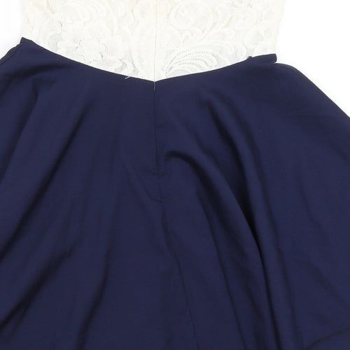 Club L Womens Blue   Bodycon  Size 10