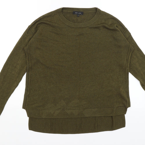 New Look Womens Green   Pullover Jumper Size S
