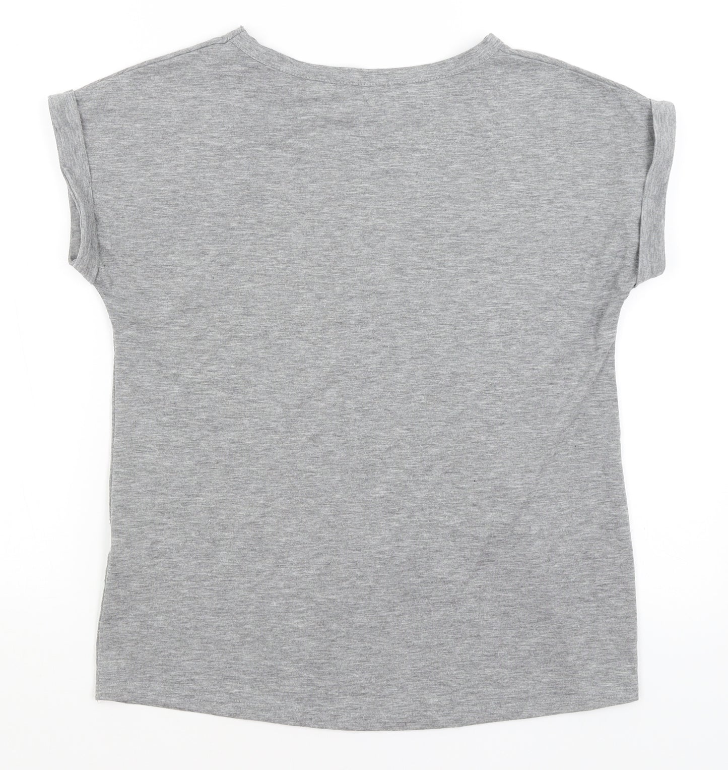 Boohoo Womens Grey   Basic T-Shirt Size 12