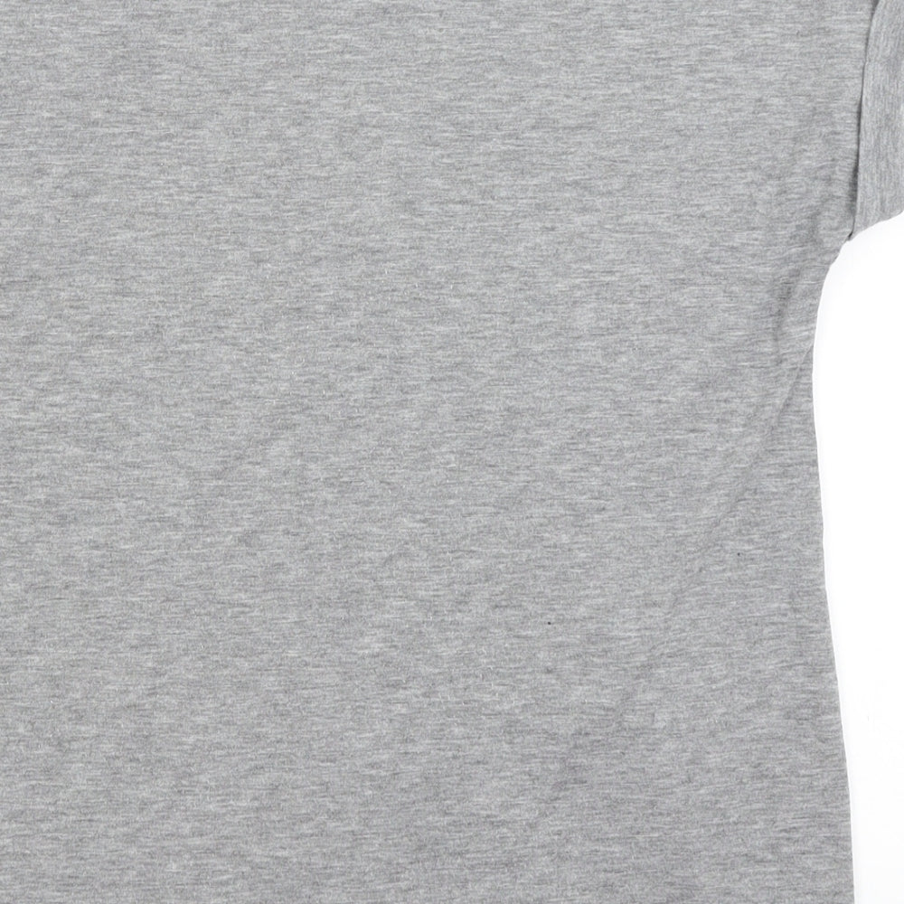 Boohoo Womens Grey   Basic T-Shirt Size 12