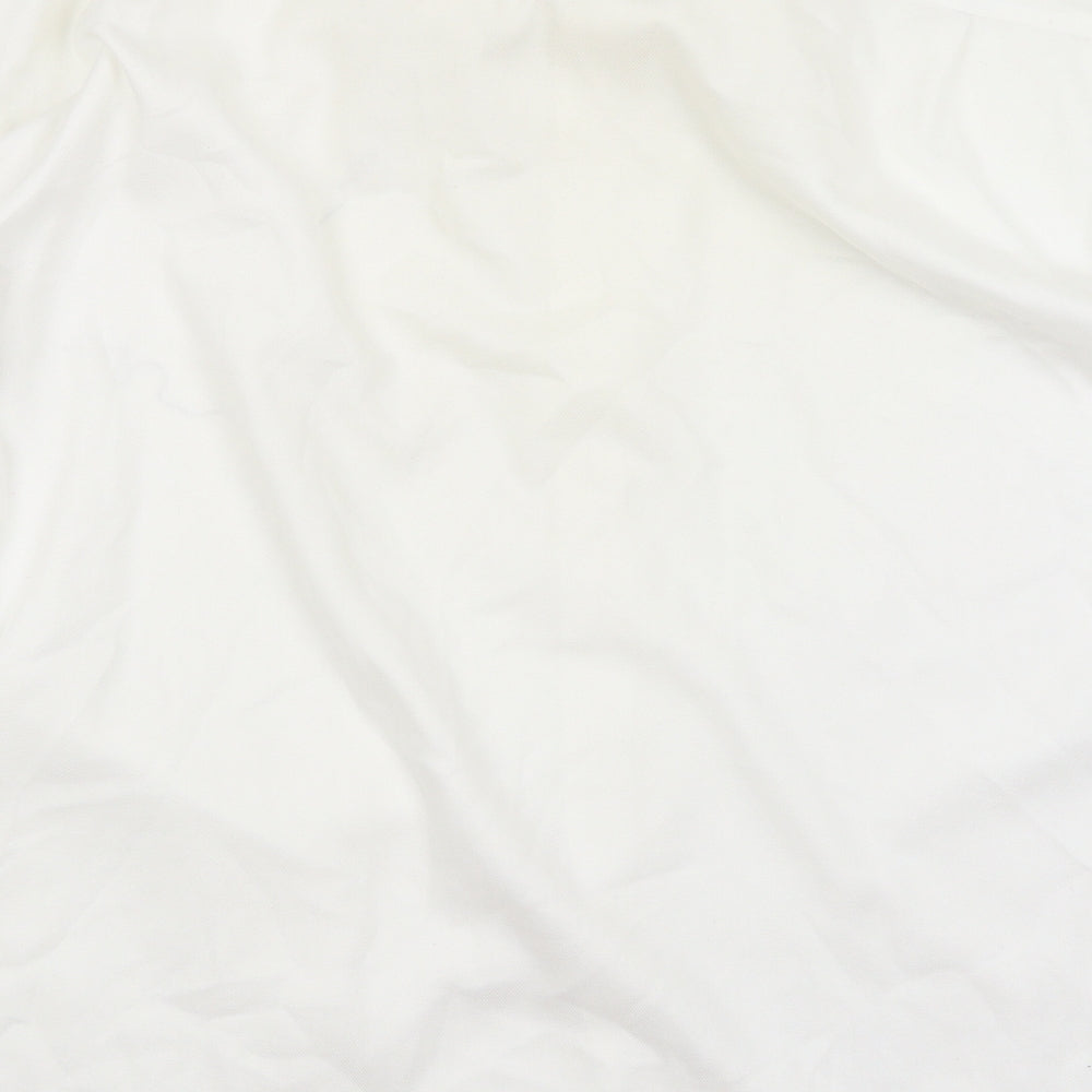 M&S Mens White    Dress Shirt Size 17.5