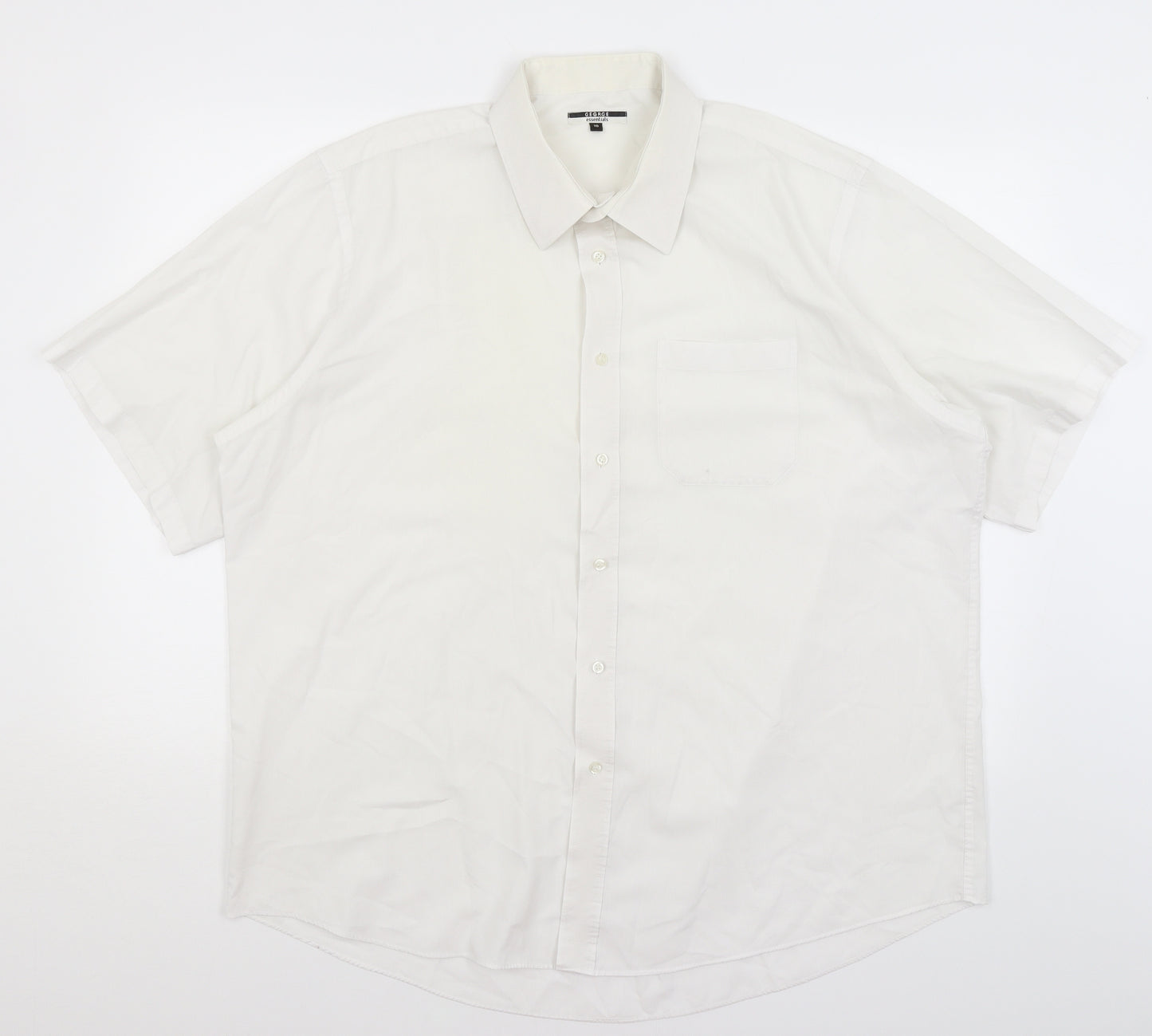 George Womens White   Basic Button-Up Size 18